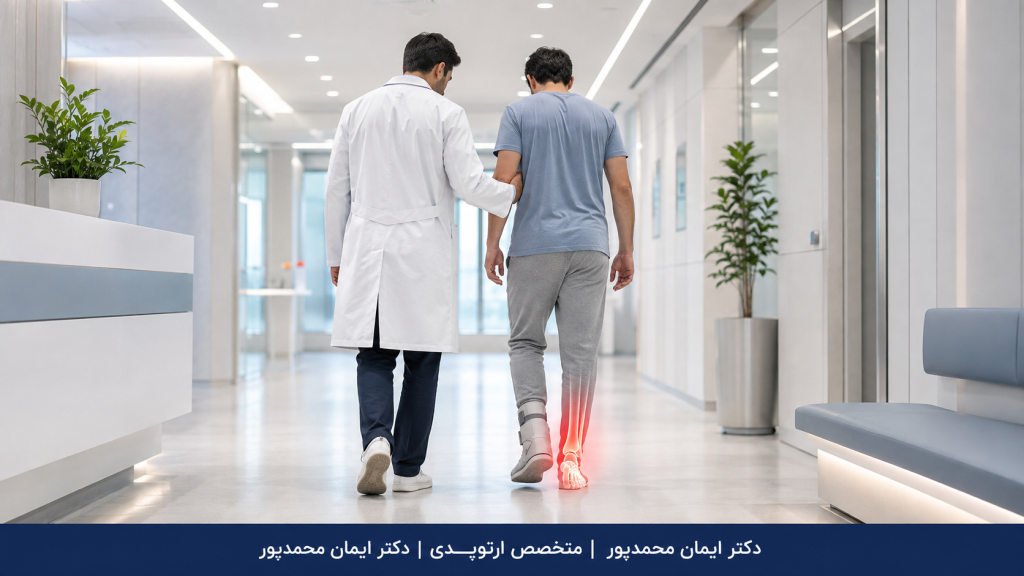 راه رفتن با پای مو برداشته